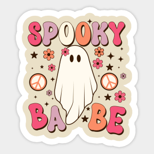 Spooky Babe Sticker